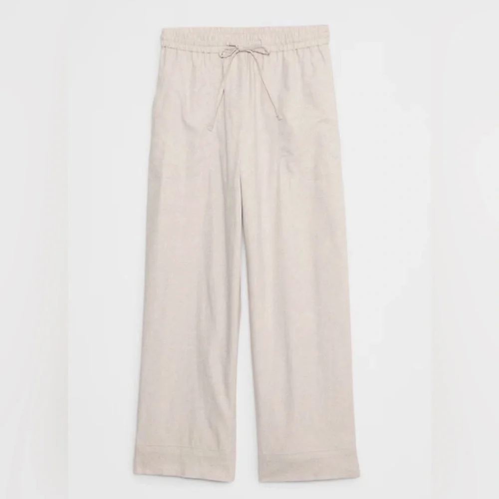 Banana Republic Linen Drawstring Trouser NWT